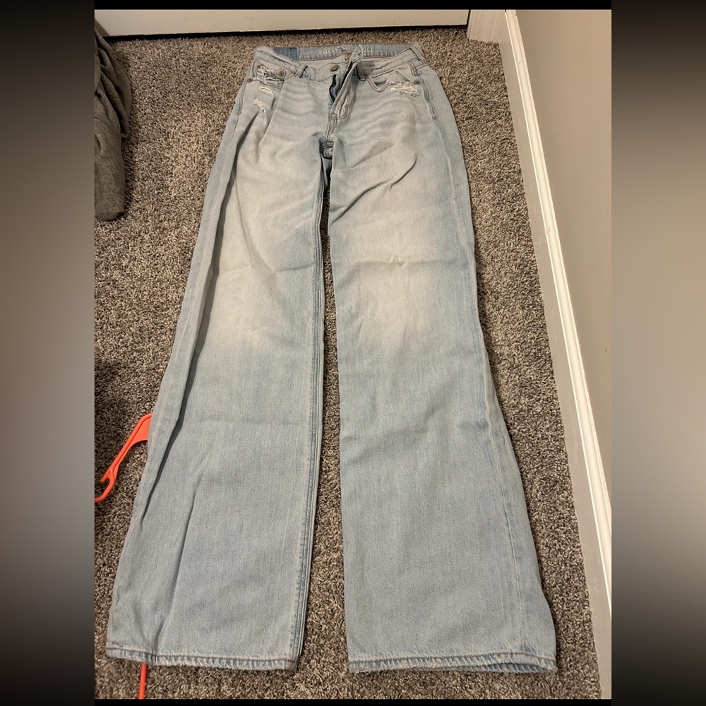american eagle low rise skater jean size 00 long